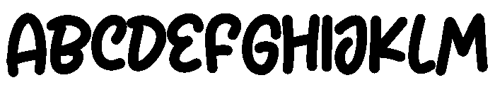 BURGER ENAK Font UPPERCASE