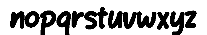 BURGER ENAK Font LOWERCASE