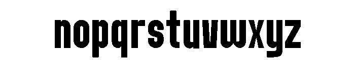 BURNDEAD Font LOWERCASE