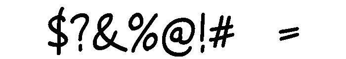 Buangam1 Font OTHER CHARS