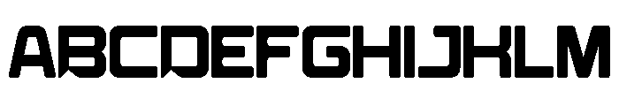 Buban Regular Font UPPERCASE