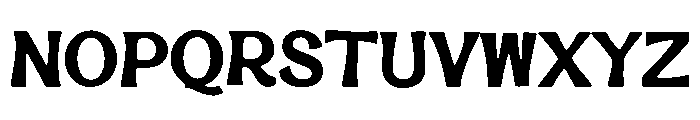 BubbJot Font UPPERCASE
