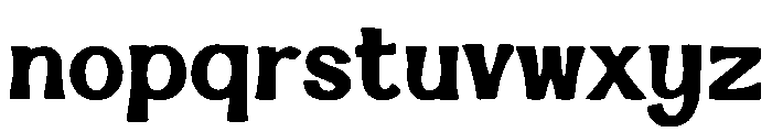 BubbJot Font LOWERCASE