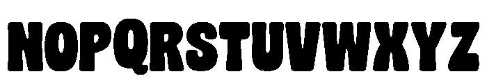 Bubba Bold Regular Font UPPERCASE