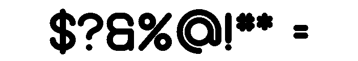 Bubbble Gum Void Font OTHER CHARS