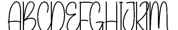 Bubbie Holiday Font UPPERCASE