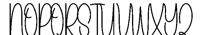 Bubbie Holiday Font UPPERCASE