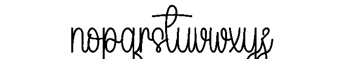 Bubbie Holiday Font LOWERCASE
