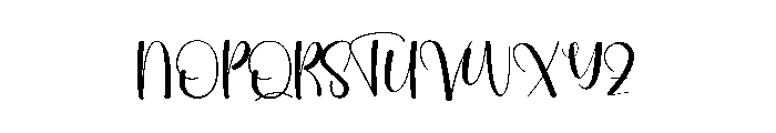 Bubbiey Font UPPERCASE