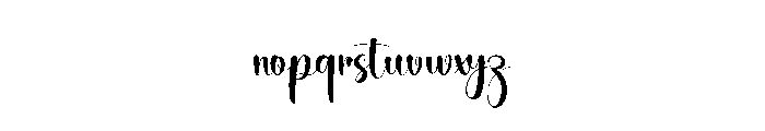 Bubbiey Font LOWERCASE
