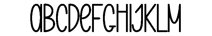 Bubble Alphabet Font UPPERCASE