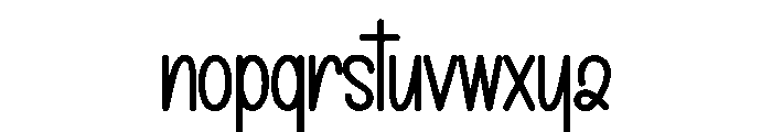 Bubble Alphabet Font LOWERCASE