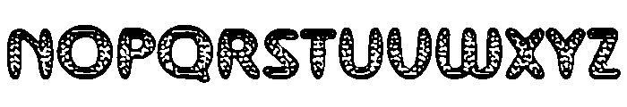 Bubble Art Font UPPERCASE