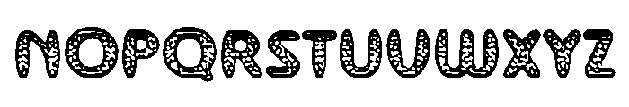 Bubble Art Font LOWERCASE