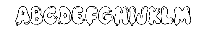 Bubble Balloon By Squee Regular FONT
