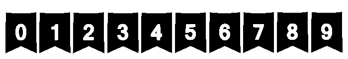 Bubble Banner Regular Font OTHER CHARS