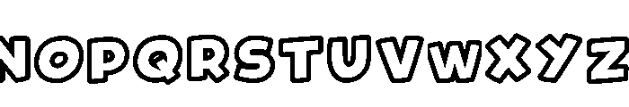 Bubble Bash Regular Font UPPERCASE