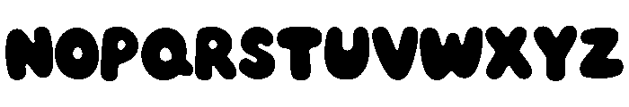 Bubble Bean Regular Font UPPERCASE