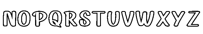 Bubble Berry Regular Font LOWERCASE