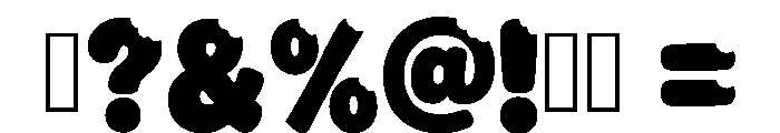 Bubble Bite Regular Font OTHER CHARS
