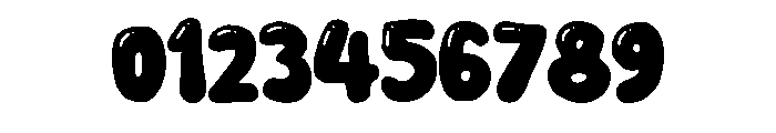 Bubble Blast Regular Font OTHER CHARS