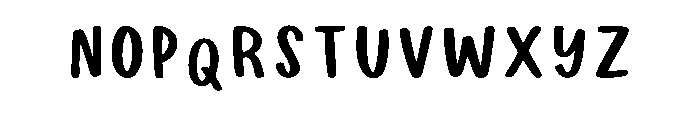 Bubble Blush Zahyl Regular Font UPPERCASE