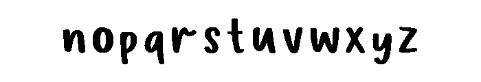 Bubble Blush Zahyl Regular Font LOWERCASE