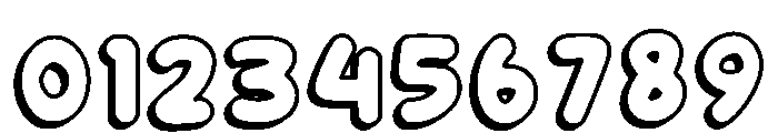 Bubble Bold Regular Font OTHER CHARS