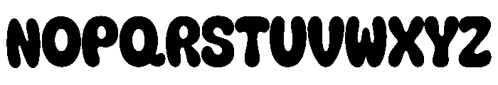 Bubble Buddy Font UPPERCASE