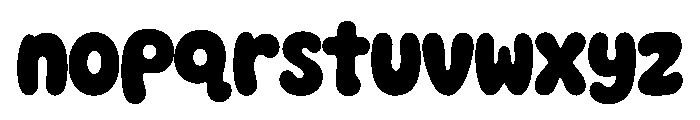 Bubble Buddy Font LOWERCASE