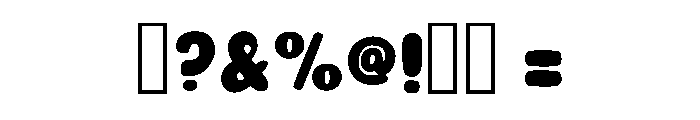 Bubble Buds Regular Font OTHER CHARS