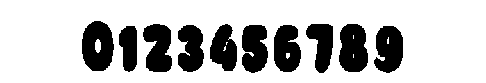 Bubble Cartoon Regular Font OTHER CHARS