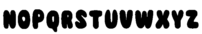 Bubble Cartoon Regular Font UPPERCASE