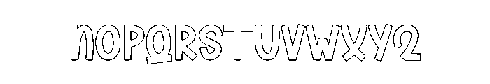 Bubble Charmed Font LOWERCASE