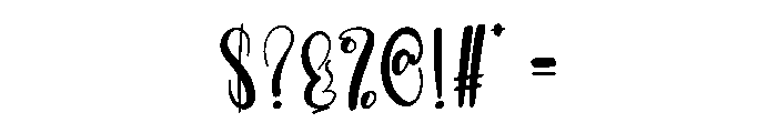 Bubble Cherry Font OTHER CHARS