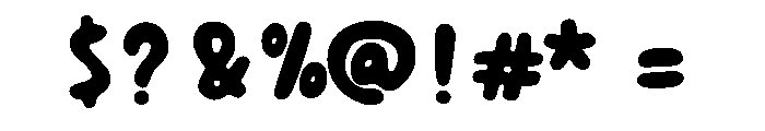 Bubble Comic Regular Font OTHER CHARS