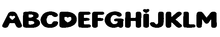 Bubble Crush Font UPPERCASE