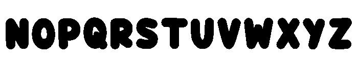 Bubble Cutes Regular Font LOWERCASE