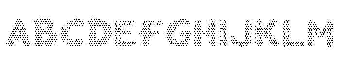 Bubble Dots Regular Font UPPERCASE
