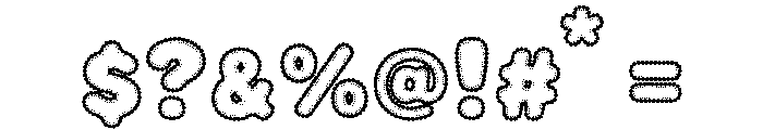 Bubble Dots Font OTHER CHARS