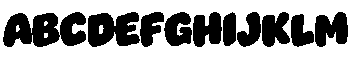 Bubble Fiesta Font UPPERCASE