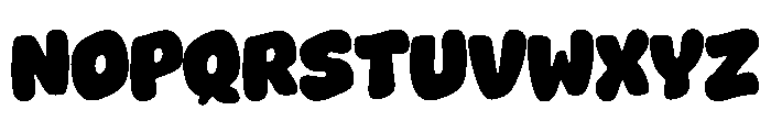 Bubble Fiesta Font UPPERCASE