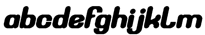 Bubble Flight Bold Italic FONT