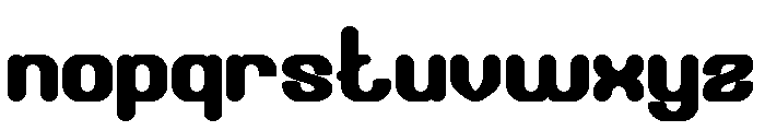 Bubble Flight Bold Font LOWERCASE