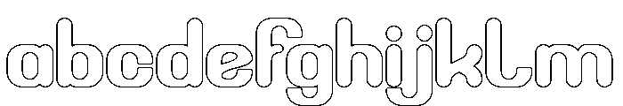 Bubble Flight-Hollow FONT