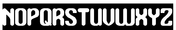 Bubble Flight-Inverse Font UPPERCASE
