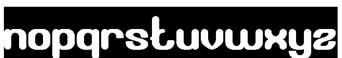 Bubble Flight-Inverse Font LOWERCASE