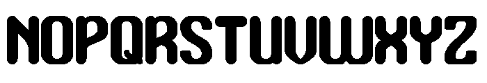Bubble Flight Font UPPERCASE