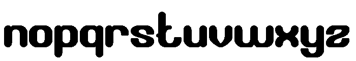 Bubble Flight Font LOWERCASE