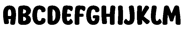 Bubble Girls Font UPPERCASE